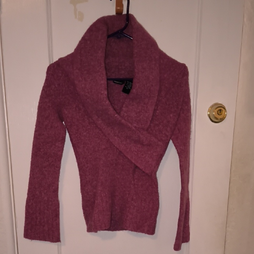 Moda | Dusty Rose Cowl Neck Sweater